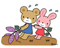 芋ほり(カラー)