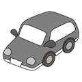 車・自動車(モノクロ)