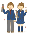 卒業式・小学生(ソフト)