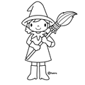 ハロウィン・小さい魔女