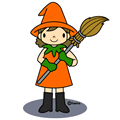 ハロウィン・小さい魔女