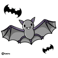 ハロウィン・コウモリ