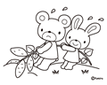 いもほり(ぬりえ)