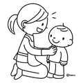 着替え(ぬりえ)