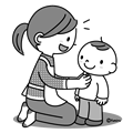 着替え(モノクロ)