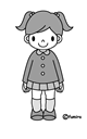 普通の幼稚園児(女の子)