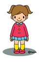 普通の幼稚園児(女の子)