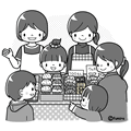 バザー(モノクロ)