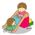 すべりだいのイラスト(ソフト)