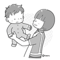 先生と赤ちゃん