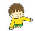 こどものポーズ5(カラー)