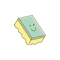 スポンジのイラスト(ソフト) スポンジのイラスト(ソフト)