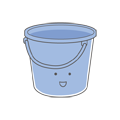バケツのイラスト(モノクロ) バケツのイラスト(モノクロ)