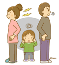 夫婦喧嘩と子供(ソフト)