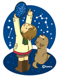 星座をさがすこども(ソフト)