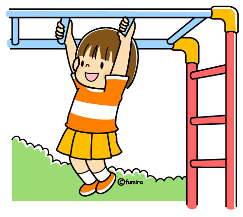 カバンに持ち物をつめる女の子とお母さんのイラスト（ぬりえ）