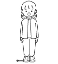 高学年・子供・女の子の生活イラスト 女の子のイラスト