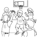 高学年・子供・男の子の生活イラスト グループ研究をする男の子