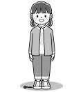 高学年・子供・女の子の生活イラスト