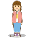 高学年・子供・女の子の生活イラスト 女の子のイラスト