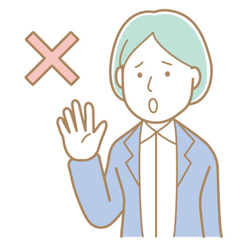 説明をする女性のイラスト・スーツ・ジャケット・ショートヘア・笑顔・笑顔