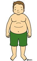 太ったお父さん