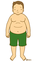 太ったお父さん