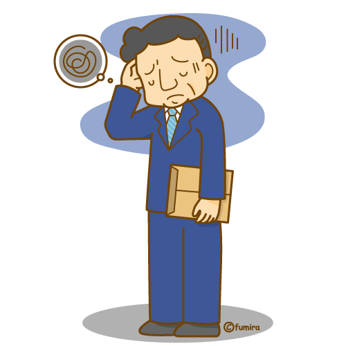 ストレス・鬱のイラスト（ソフト）・笑顔