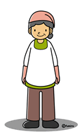 女性高齢者(カラー)