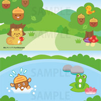 【お仕事のイラスト】どんぐりころころ・JOYKIDSチャンネル(エクシング) 【お仕事のイラスト】どんぐりころころ・JOYKIDSチャンネル(エクシング)