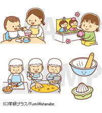 【お仕事】0-5歳児 食育まるわかりサポート&素材データブック (Gakken)|食育イラスト 幼児向けイラスト 素材集イラスト 【お仕事】0-5歳児 食育まるわかりサポート&素材データブック (Gakken)|食育イラスト 幼児向けイラスト 素材集イラスト